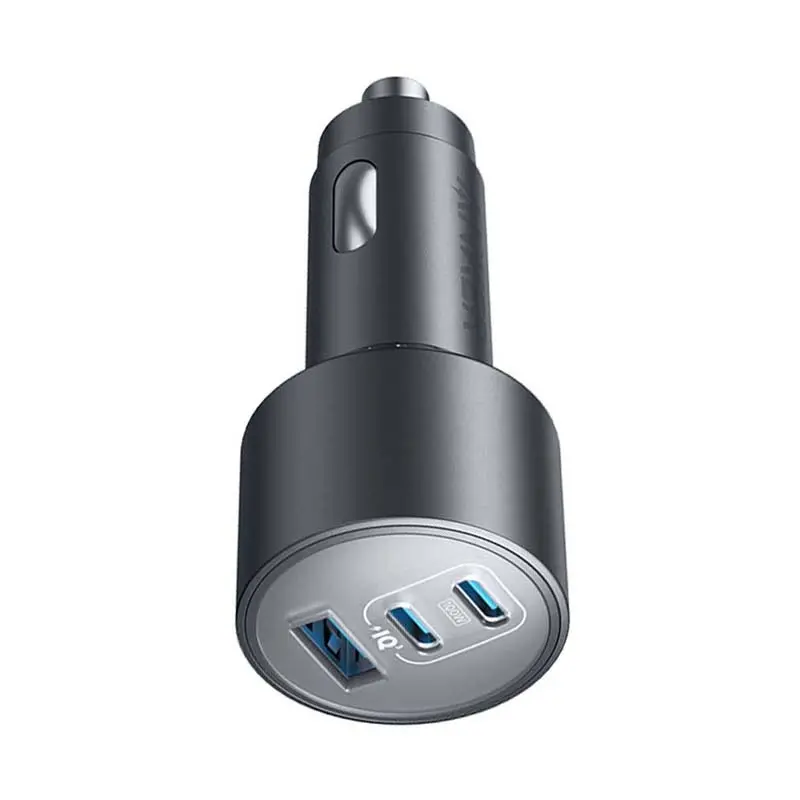 Anker Nano Car Charger (167.5W, 3 Ports) A2737 Car Charger - Upside